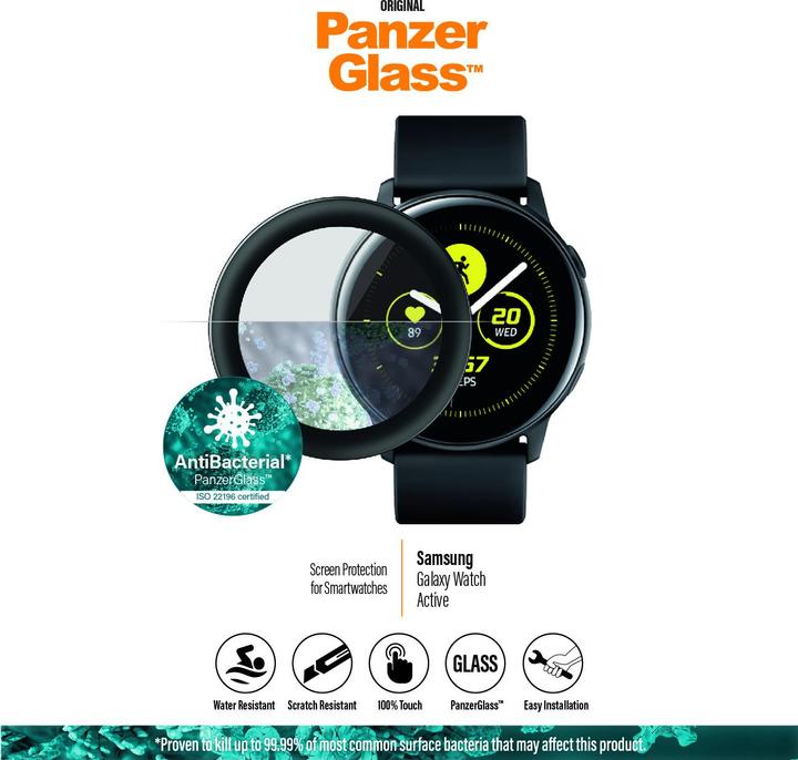 Produktbild PanzerGlass Displayschutz Samsung Galaxy Watch Active (Galaxy Watch Active)