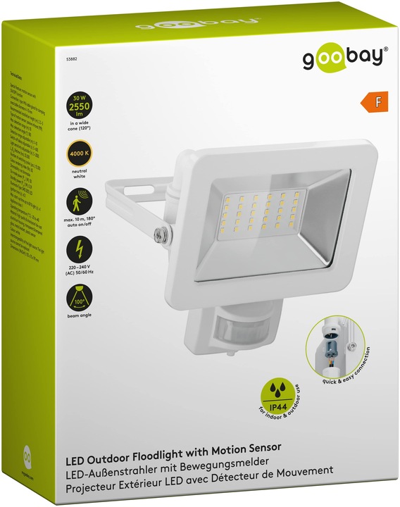 Image du produit Goobay Projecteur d'extérieur à LED (2560 lm, IP44)