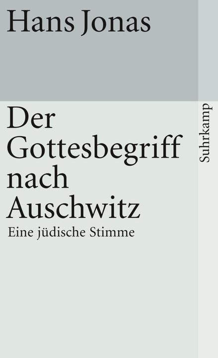 Produktbild Der Gottesbegriff nach Auschwitz (Deutsch, Hans Jonas, 1987)