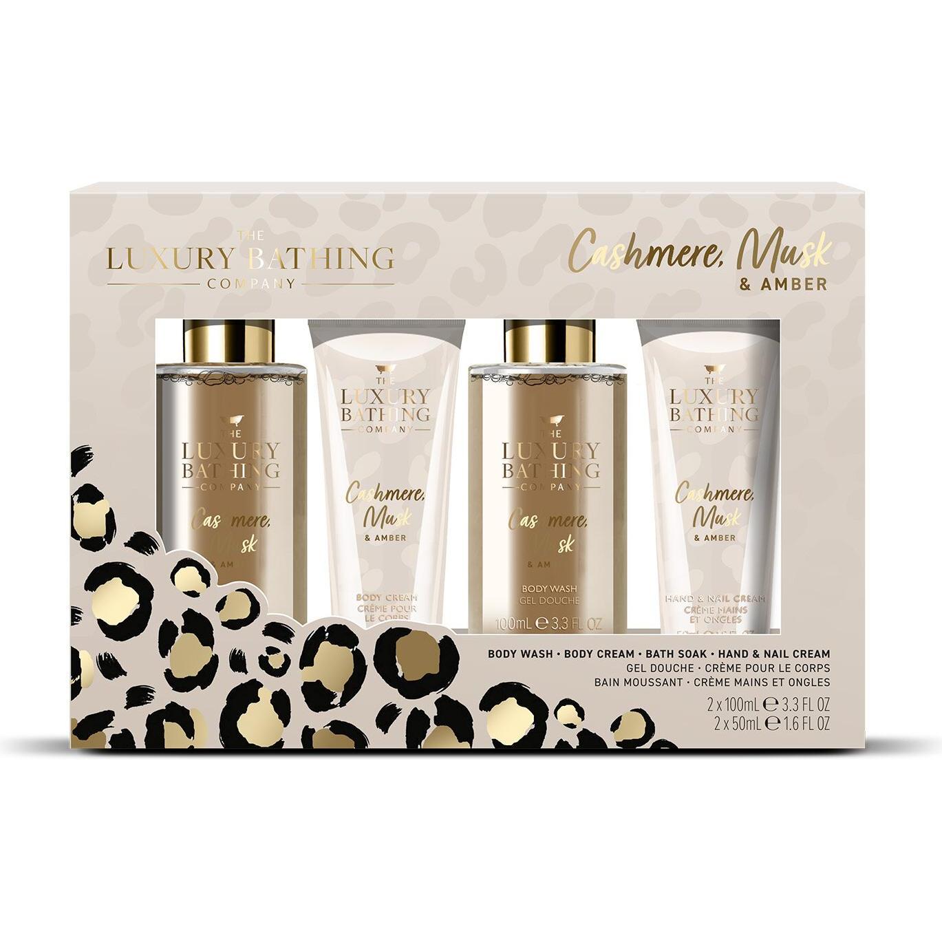 Grace Cole, Set regalo bellezza, Cashmere, Musk & Amber Körperpflege-Geschenkset 4-tlg (Set per la cura del corpo)