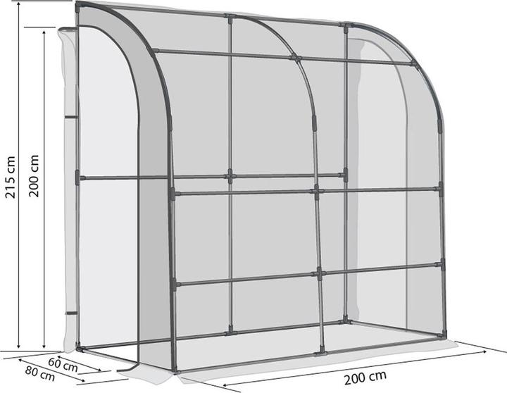 Produktbild Videx Anlehngewächshaus Mobility