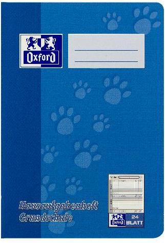 Actual product image Oxford Homework book (A5, Lined, Hardcover)