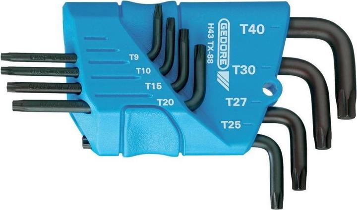 Actual product image Gedore 43 TX88 offset screwdriver set in holder TX T9T40 (TX)