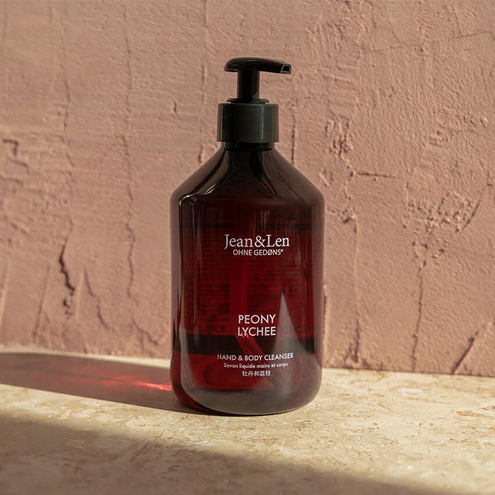 Produktbild Jean & Len Hand & Body Cleanser Peony/Lychee, 500 ml (Handseifenspender, Flüssigseife, 500 ml)