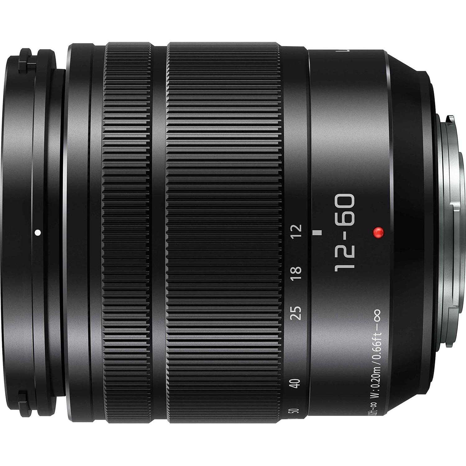 Panasonic LUMIX G Vario 12-60mm f/3.5-5.6 Asph. Leistungs-OIS (H-FS12060) (Micro Four Thirds, Micro 