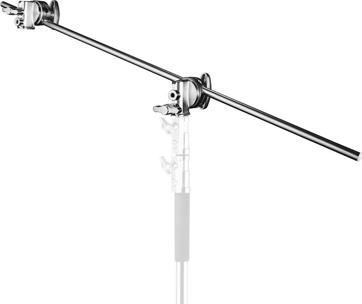Walimex pro per boom with 2 screw clamps, 100cm (100 cm, 10 kg)