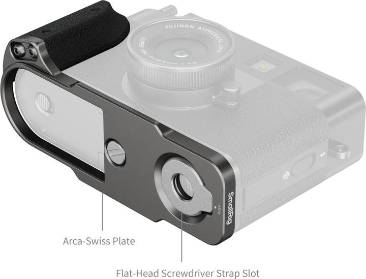 Produktbild SmallRig L-Winkel mit Silikon-Griff, Detailfarbe: Schwarz