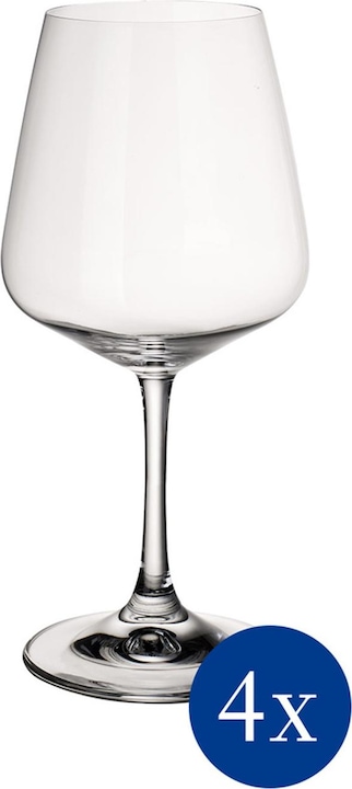 Villeroy & Boch Verre à vin rouge 4pcs Ovid (59 cl, 4 Verres, Verres à vin rouge)