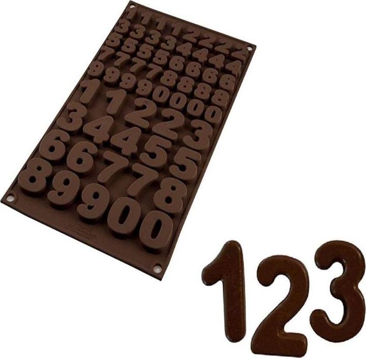 Produktbild Silikomart Sf 174 Choco 123 Silicone Mould