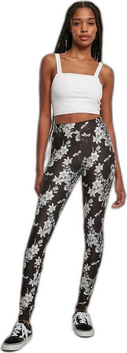 Actual product image Urban Classics Ladies Soft AOP Leggings (XS)