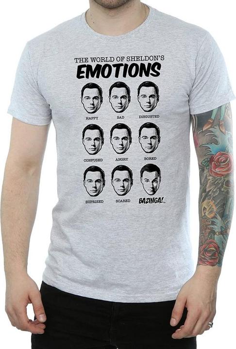 Immagine prodotto Dam Maglietta Sheldon Emotions Uomo (XXL)