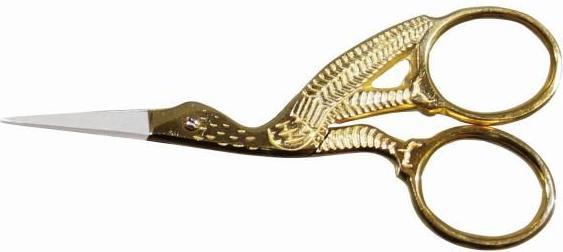 Image du produit Kleiber Ciseaux de cigogne, longueur : 93 mm, or (9.30 cm)