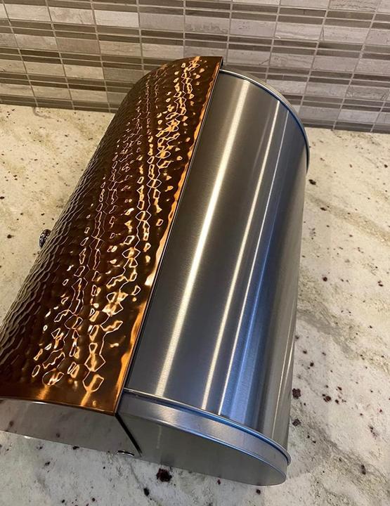 Image du produit BerlingerHaus Metallic Line Rose Gold Couleurs édition acier inoxydable Boîte à pain