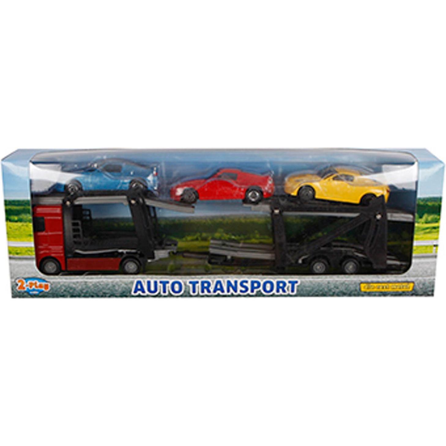 Thumbnail - 2-Play Druckguss-Transporter mit PKW
