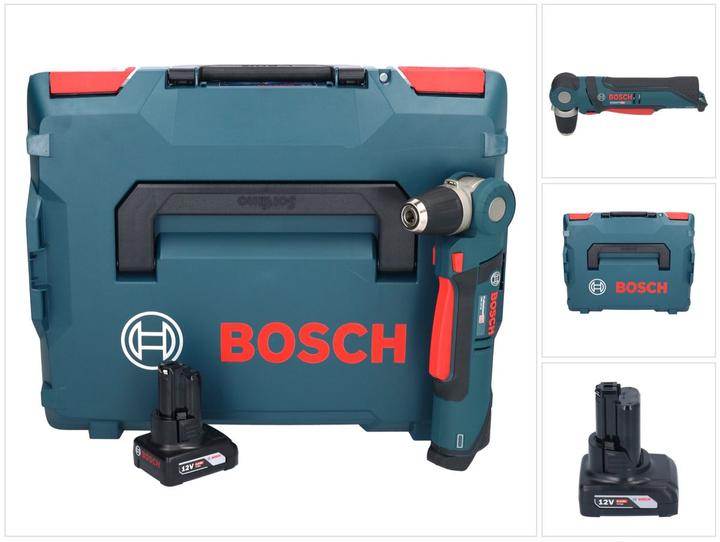 Produktbild Bosch Professional Bosch GWB 12V-10 Akku Winkelbohrmaschine 12V + L-Boxx + 1x Akku 6,0Ah - ohne Ladegerät (Akkubetrieb)