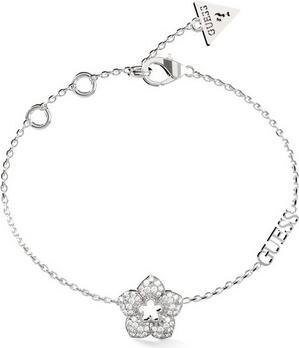 Actual product image Guess - Decent Shining Winter Flower Steel Bracelet JUBB04468JWRH - Length: 14.5 cm (14.50 cm)