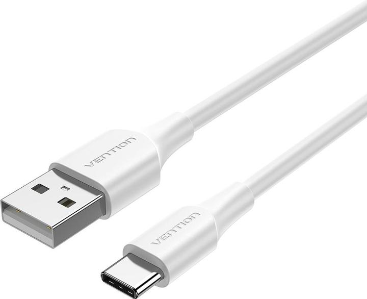 Produktbild Vention USB 2.0 A to USB-C 3A Cable CTHWH 2m White (2 m, USB 2.0, 60 W)