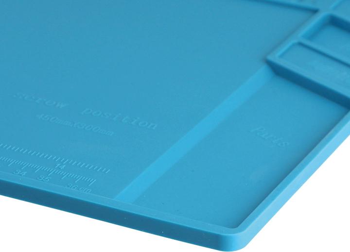 Produktbild Daytools Silikon-Lötmatte S-160C, 45x30 cm, blau