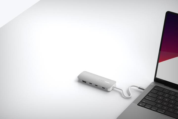 Produktbild LINQ Connects 8in1 PRO USB-C Multiport Hub 140W (USB-C, 8 Ports)