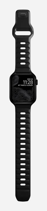 Actual product image Nomad Sport Strap V2 41mm/40mm/38mm Black (38 mm, 40 mm, Fluoroelastomer)