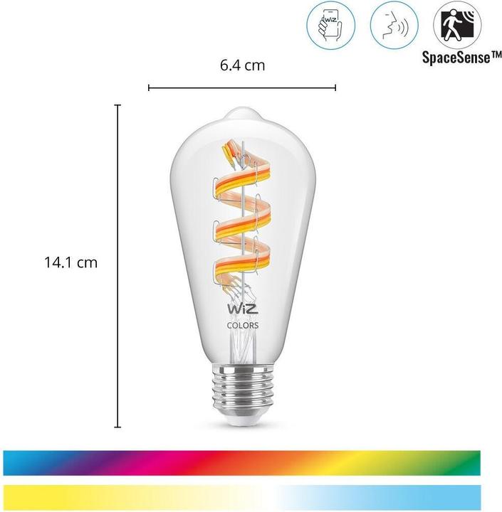 Actual product image WiZ Tunable White Color Edison (E27, 470 lm, 1x)