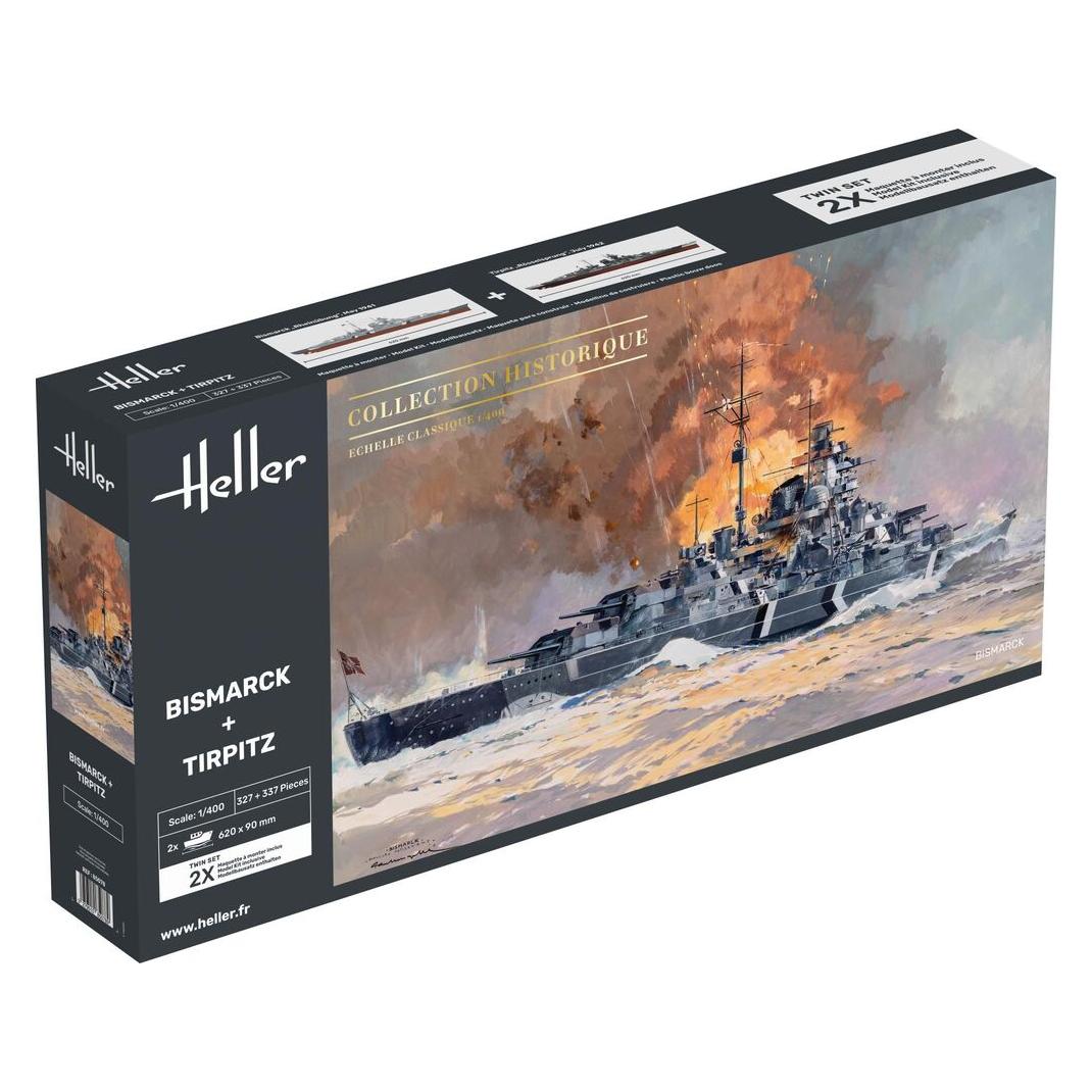 Heller Bismarck + Tirpitz TWINSET (85078)