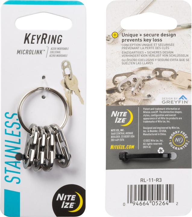 Actual product image Nite Ize KeyRing Microlink Schlüsselanhänger