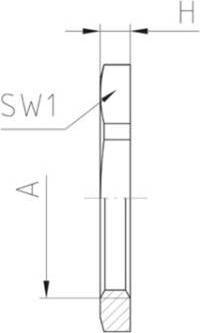 Produktbild Jacob Gegenmutter (M32)