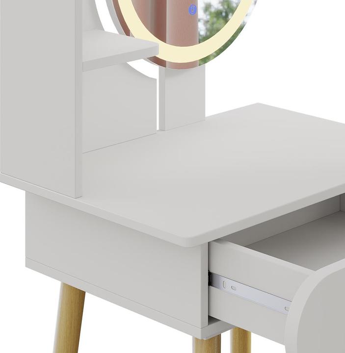 Actual product image Vicco Edda with stool (60 x 40 x 127 cm)