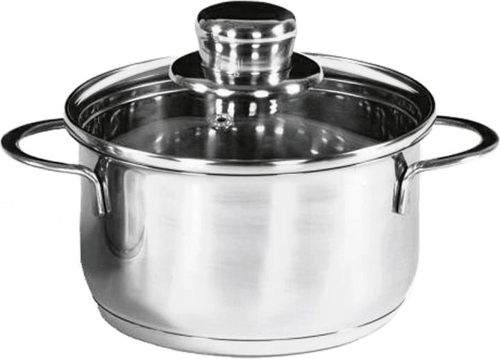 Produktbild Krüger Fleischtopf 'Saturn' (12 cm, Bräter + Schmortopf, Edelstahl)