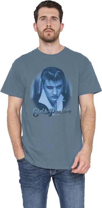 Produktbild Elvis Blue Suede Fade TShirt (S)