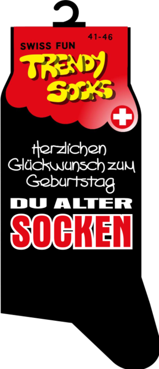 Produktbild Trendcompany Socken Glückwunsch alter Socken (41 - 46)