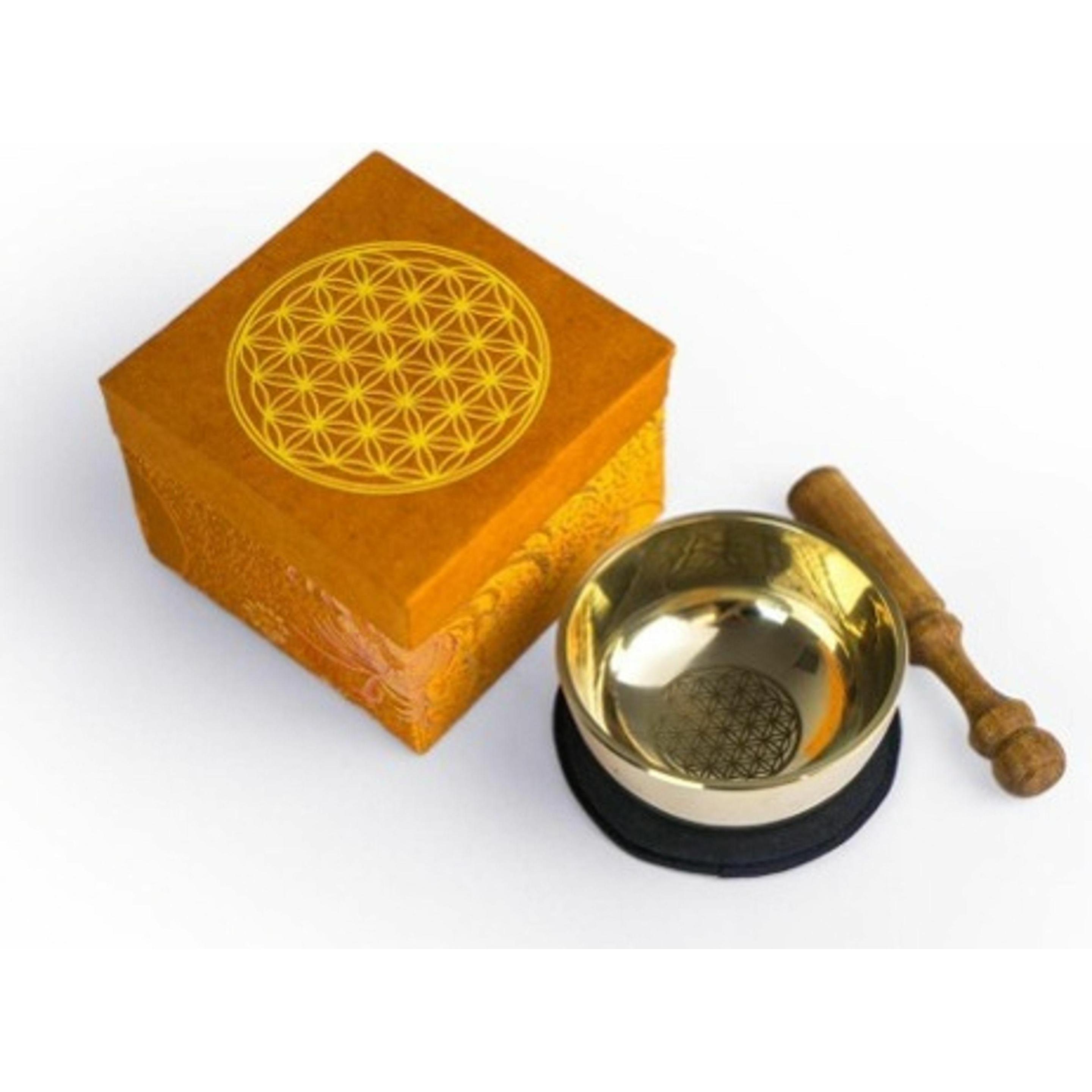 Klangschalen-Center Klangschalen-Set in Box M Blume des Lebens (Klangschale) (40444555)