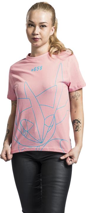 Immagine prodotto Difuzed Maglietta a maniche corte da donna Pokémon Greninja Unisex Kid's, rosa, X-Large (L)