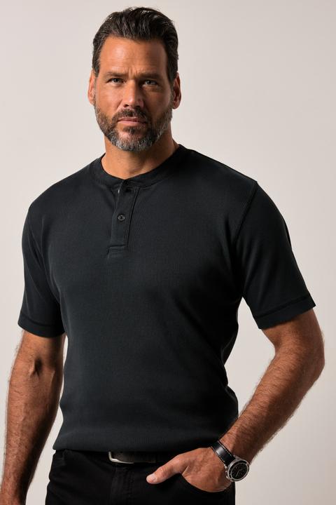 Immagine prodotto JP1880 Henley FLEXNAMIC®, Halbarm, Rippjersey, Vintage Look (4XL)