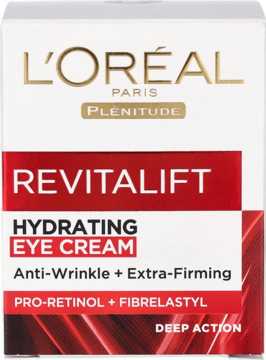 Image du produit L'Oréal Paris Crème pour les yeux Plenitude RevitaLift (Crème pour les yeux, 15 ml, Journée)