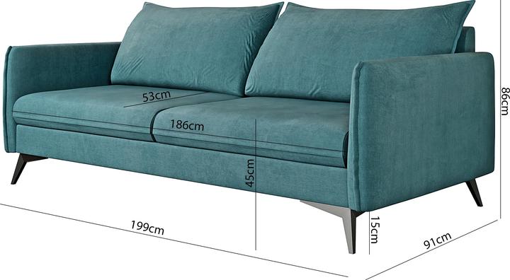 Immagine prodotto Ropez Juli Bis (3 posti, Set di tappezzerie, 2 posti, 1 posto)