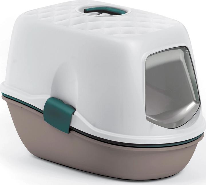 Zolux Toilet FURBA ABSOLUTE with 39x59x43 cm mesh. Red green (590017TAU) (Cat litter box closed)
