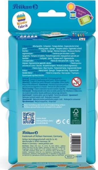 Image du produit Pelikan Gobelet à eau Kreativfabrik 14 pièces