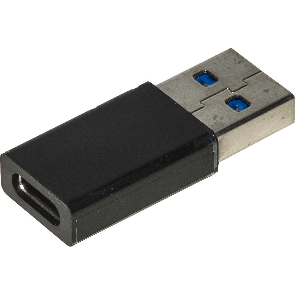Link Accessori LKADAT114 adattatore per inversione del genere dei cavi USB 3.0 Type A USB 3.0 Type C (USB-C), Adattatore dati + video, Nero