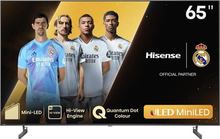 Produktbild Hisense TV 65U6NQ (164 cm (65 Zoll), schwarz/dunkelgrau, UltraHD/4K, Triple Tuner, Mini LED) (65", U7K, Mini-LED, 4K)