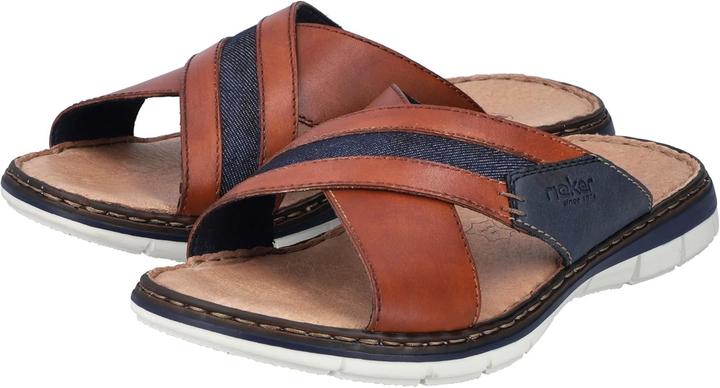 Image du produit Rieker heren slipper - Cognac - Maat 41 (41)