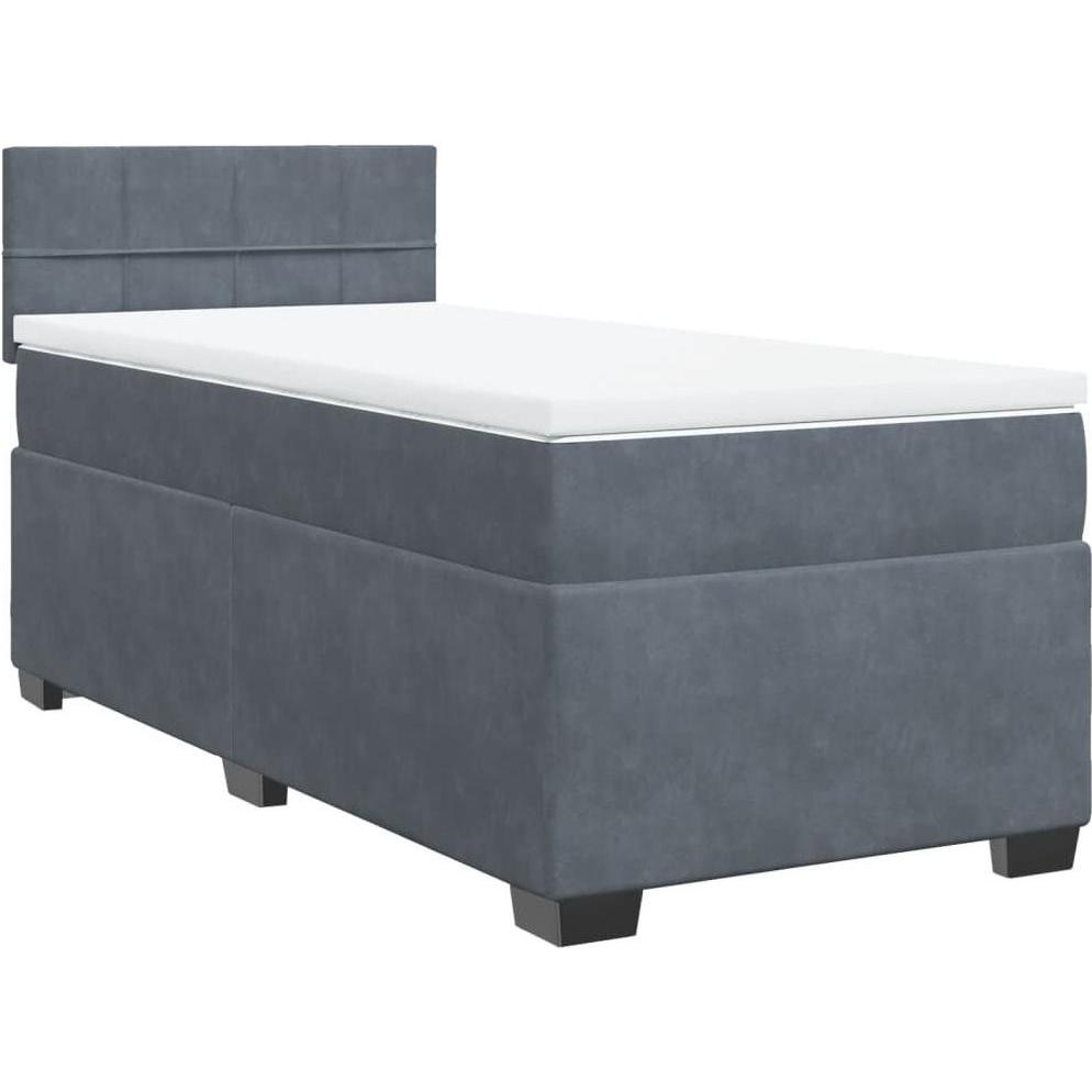 Thumbnail - VidaXL, Bett, Boxspringbett mit Matratze Samt (90 x 190 cm)