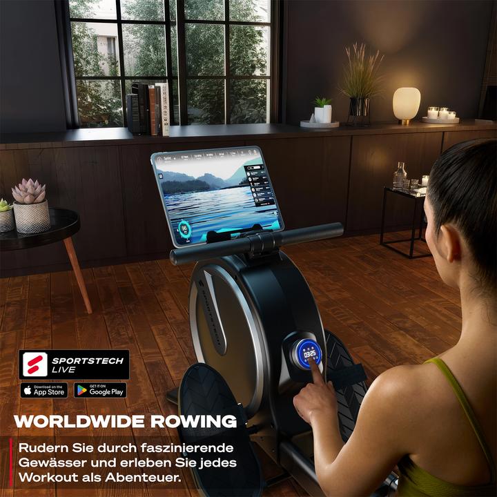 Produktbild Sportstech PROwer Rudergerät schwarz