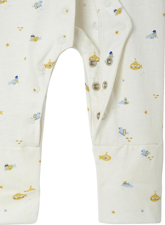 Actual product image Vertbaudet Bio-Kollektion: Baby Strampler mit variablen Füssen, Unterwassermotive (62)