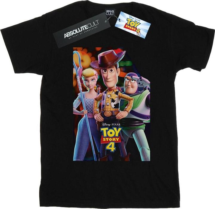 Produktbild Disney Toy Story 4 Buzz Woody And Bo Peep Poster TShirt (XL)