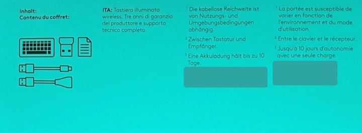 Produktbild Logitech K800 (DE, Kabellos)