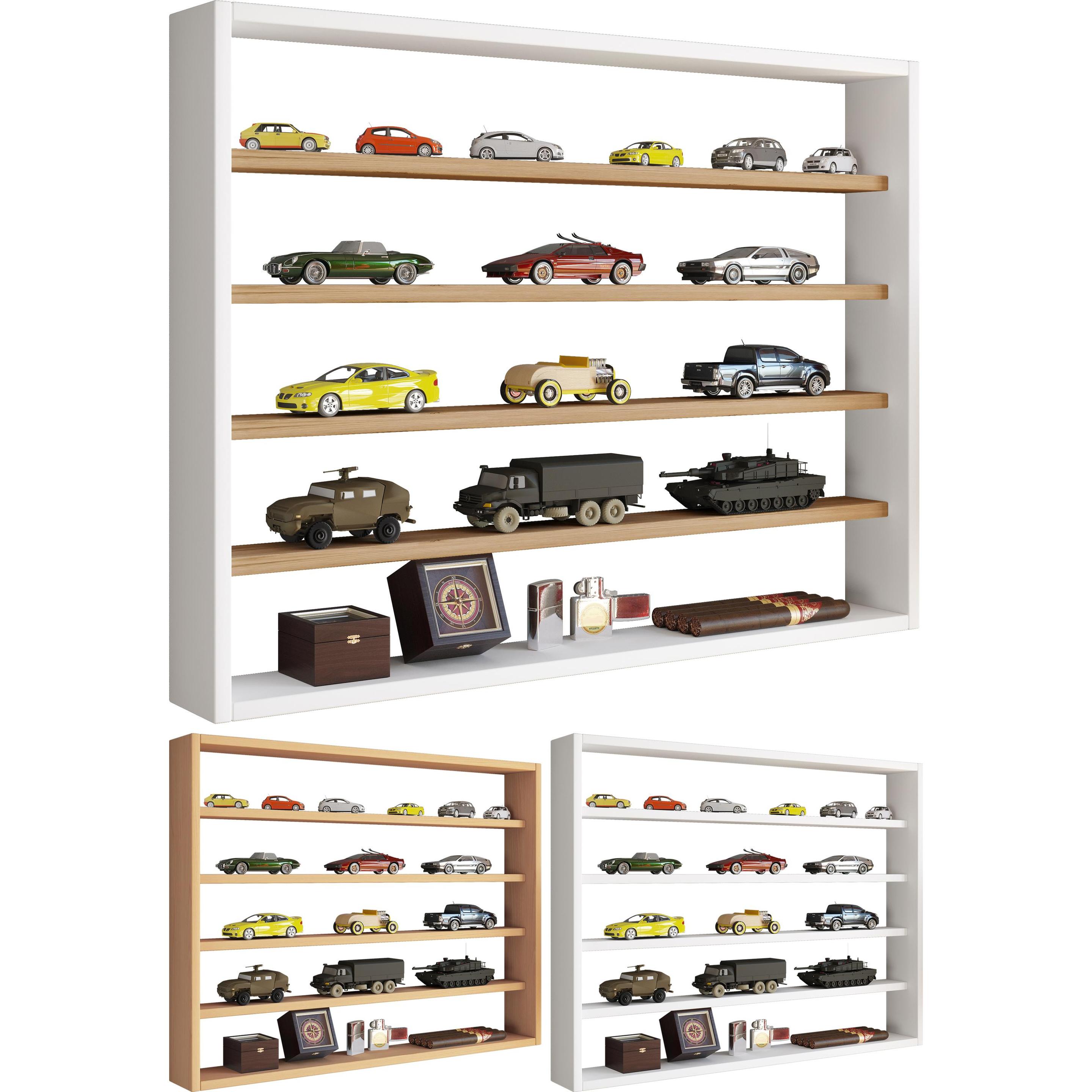 VCM, Regal, Holz Wandregal Wandvitrine Regal Osado L (80 x 10 x 60 cm)
