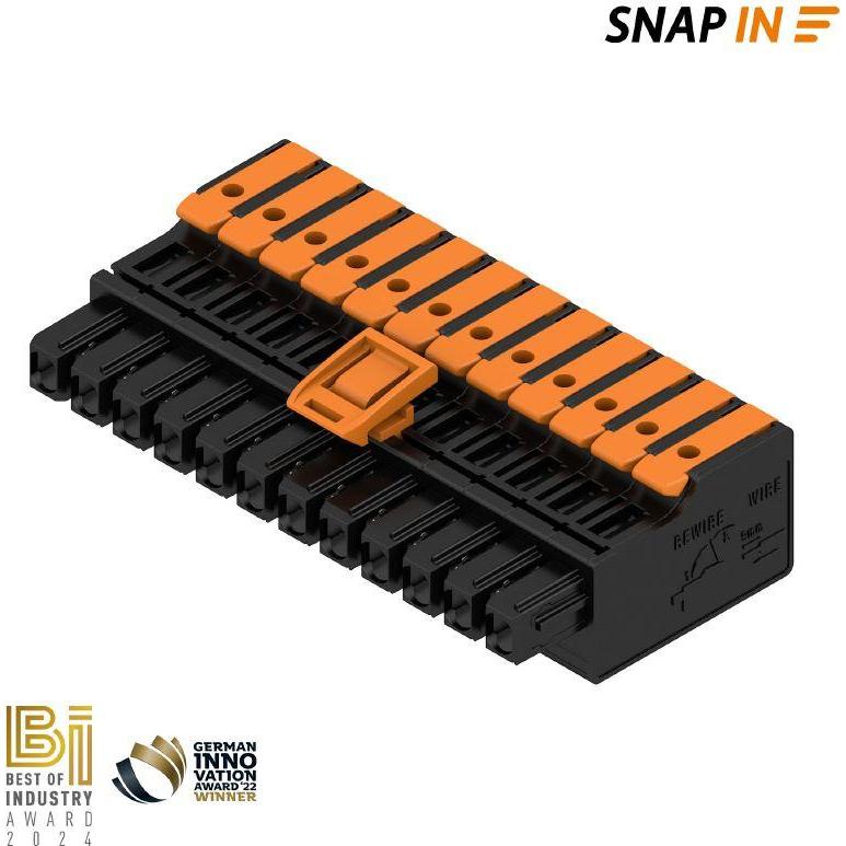 Weidmüller Buchsengehäuse-Kabel Polzahl Gesamt 12 Rastermass: 5 mm 2741770000 30, Cavo + Spina elettrica, Nero