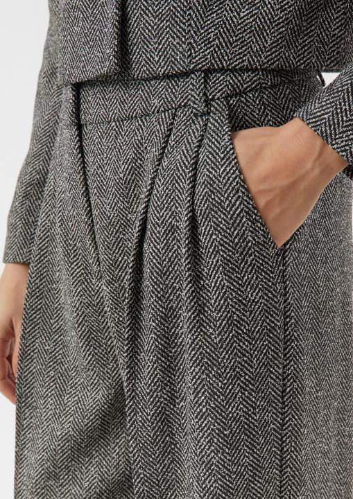 Produktbild Comma Hose Marlenehose mit Herringbone-Muster